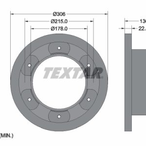 Disc frana TEXTAR 93127300 – IVECO | AutoRival