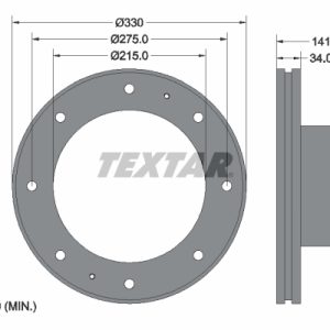 Disc frana TEXTAR 93127400 – IVECO | AutoRival