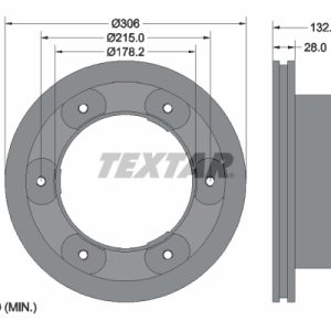 Disc frana TEXTAR 93177703 – IVECO | AutoRival