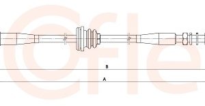 Cablu frana de parcare COFLE 1.IV001 – IVECO | AutoRival
