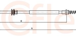 Cablu frana de parcare COFLE 12.3720 – IVECO | AutoRival