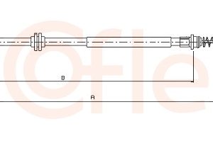 Cablu frana de parcare COFLE 12.3723 – IVECO | AutoRival
