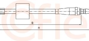 Cablu frana de parcare COFLE 12.3724 – IVECO | AutoRival