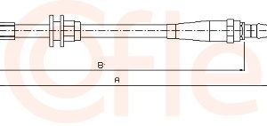 Cablu frana de parcare COFLE 12.3725 – IVECO | AutoRival