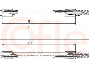 Cablu frana de parcare COFLE 1701.11 – IVECO | AutoRival