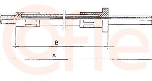 Cablu ambreiaj COFLE 1702.7 – IVECO | AutoRival