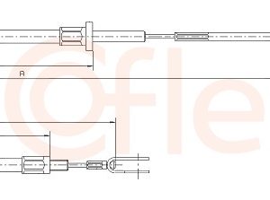 Cablu ambreiaj COFLE 1702.9 – IVECO | AutoRival