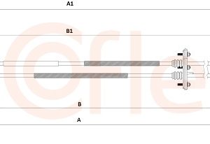 Cablu transmisie manuala COFLE 2CB.IV001 – IVECO | AutoRival
