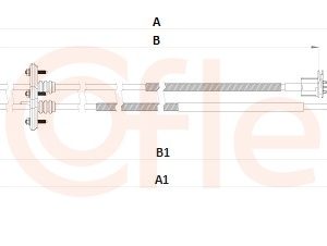 Cablu transmisie manuala COFLE 2CB.IV002 – IVECO | AutoRival