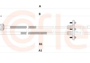 Cablu transmisie manuala COFLE 92.2CB.IV005 – IVECO | AutoRival