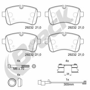 Set placute frana BRECK 29232 00 703 00 – IVECO | AutoRival
