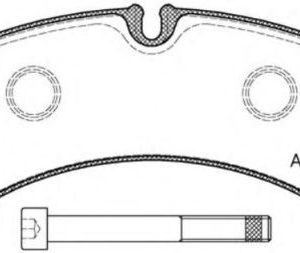 Set placute frana KRIEGER 0950006333 – IVECO | AutoRival
