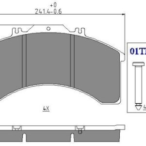 Set placute frana QWP WHD114BP – IVECO | AutoRival