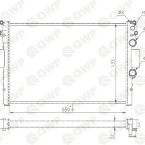 Radiator racire motor QWP WRA186 – IVECO | AutoRival