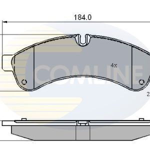 Set placute frana COMLINE CBP01727 – IVECO | AutoRival