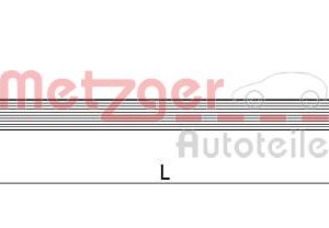 Furtun frana METZGER 4110620 – IVECO | AutoRival