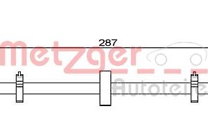 Furtun frana METZGER 4111492 – IVECO | AutoRival
