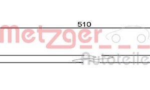 Furtun frana METZGER 4111494 – IVECO | AutoRival
