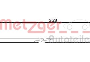 Furtun frana METZGER 4111495 – IVECO | AutoRival