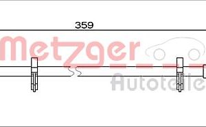 Furtun frana METZGER 4112051 – IVECO | AutoRival