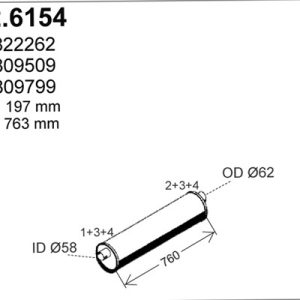 Toba esapamet intermediara ASSO 12.6154 – IVECO | AutoRival