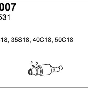Catalizator ASSO 510.0007 – IVECO | AutoRival