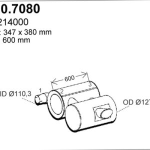 Amortizor zgomot mijloc / spate ASSO 510.7080 – IVECO | AutoRival