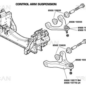 Brat suspensie roata TRISCAN 8500 15575 – IVECO | AutoRival