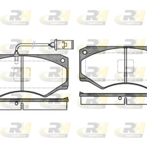 Set placute frana ROADHOUSE 2047.52 – IVECO | AutoRival