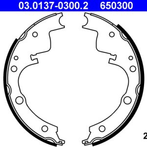 Set saboti frana ATE 03.0137-0300.2 – IVECO | AutoRival