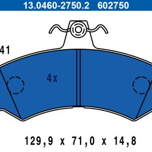 Set placute frana ATE 13.0460-2750.2 – IVECO | AutoRival