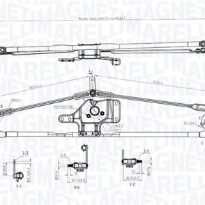 Legaturi stergator parbriz MAGNETI MARELLI 085570718010 – IVECO | AutoRival