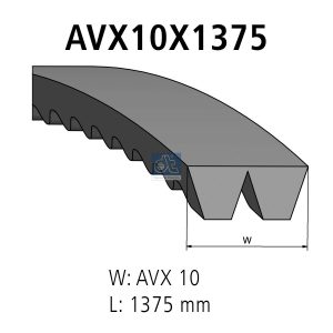 Set curea trapezoidala DT SPARE PARTS 3.34202