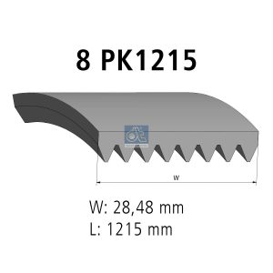 Curea transmisie cu caneluri DT SPARE PARTS 4.80393