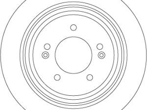 Disc frana KIA OPTIMA Sportswagon (JF) 2.0 CVVL benzina 163 cai TRW DF6573