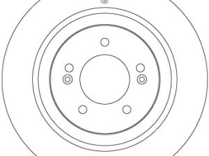 Disc frana KIA OPTIMA (JF) 2.0 T-GDi benzina 238 cai TRW DF6959