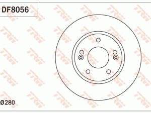 Disc frana KIA CEED Combi Van (JD) 1.4 CRDi diesel 90 cai TRW DF8056