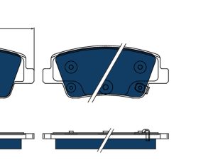 Placute frana KIA EV6 (CV) 77 electric 228 cai TRW GDB2497BTE