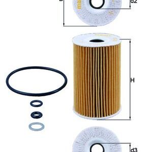 Filtru ulei KIA VENGA (YN) 1.4 CRDi 75 diesel 78 cai KNECHT OX 351D