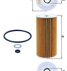 Filtru ulei KIA CEED SW (ED) 1.6 CRDi 90 diesel 90 cai MAHLE ORIGINAL OX 424D