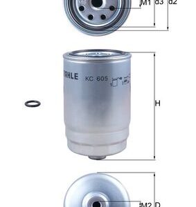 Filtru combustibil KIA VENGA (YN) 1.6 CRDi 115 diesel 116 cai KNECHT KC 605D