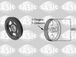 Fulie curea arbore cotit KIA VENGA (YN) 1.4 CRDi 90 diesel 90 cai SASIC 2156072