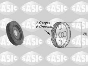 Fulie curea arbore cotit KIA CEED SW (ED) 2.0 CRDi 140 diesel 140 cai SASIC 2156081
