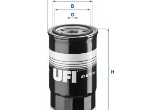 Filtru ulei KIA PRO CEED (ED) 2.0 CRDi 140 diesel 140 cai UFI 23.615.00