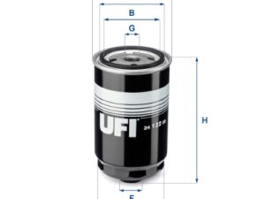 Filtru combustibil KIA PRO CEED (JD) 1.6 CRDi 110 diesel 110 cai UFI 24.122.00
