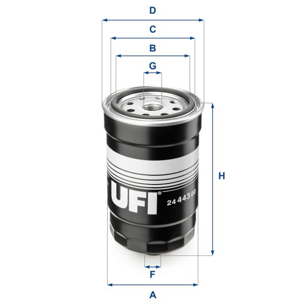 Filtru combustibil KIA PRO CEED Hatchback Van (JD) 1.6 CRDI diesel 136 cai UFI 24.443.00