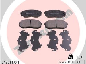 Placute frana KIA OPTIMA (JF) 1.7 CRDi diesel 141 cai ZIMMERMANN 24501.170.1