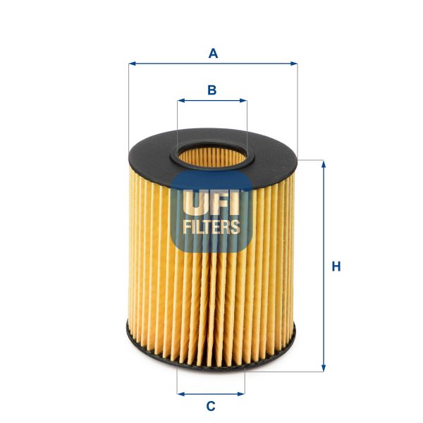 Filtru ulei KIA STONIC (YB) 1.6 CRDi diesel 110 cai UFI 25.151.00