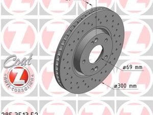 Disc frana KIA CEED (JD) 1.4 MPI benzina 101 cai ZIMMERMANN 285.3513.52