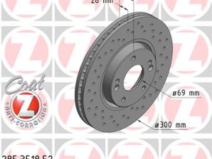 Disc frana KIA OPTIMA (JF) 1.6 T-GDI benzina 179 cai ZIMMERMANN 285.3518.52